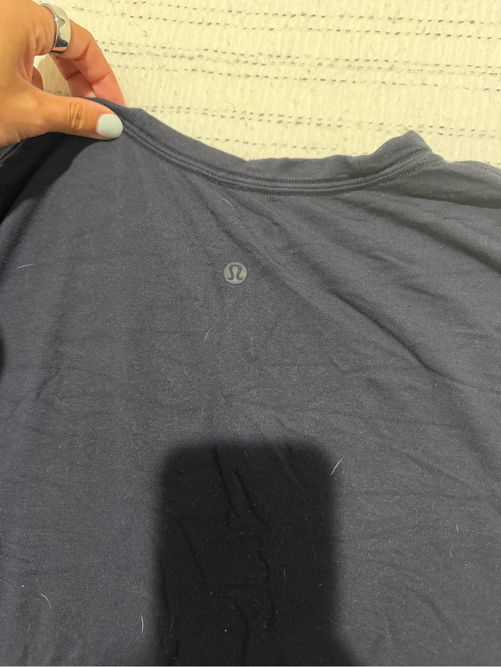 Lululemon dark blue/black super comfy long sleeve (on the thicker, softer side)